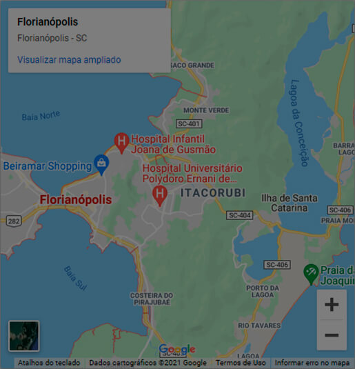 Mapa de Florianópolis